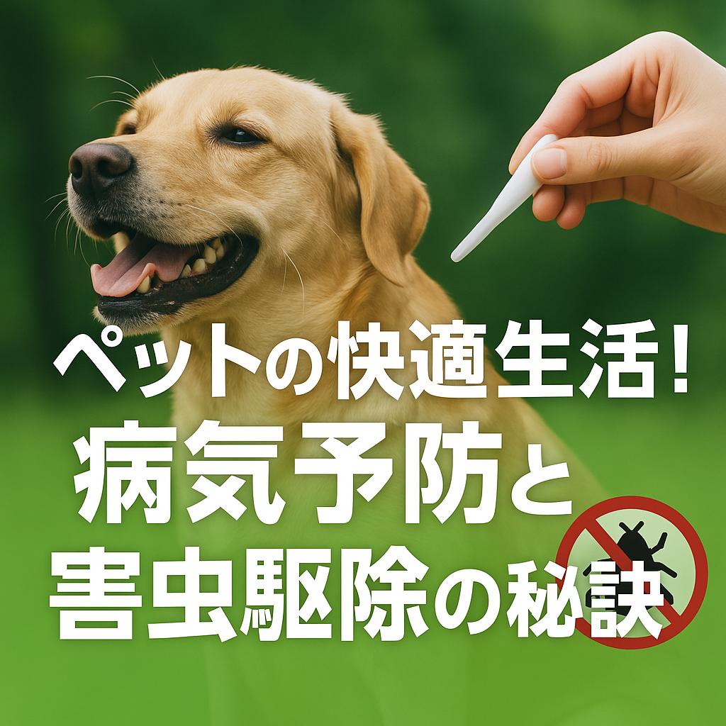 ペットの快適生活！病気予防と害虫駆除の秘訣